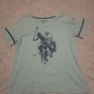 U.S. Polo Assn. Kids Light Blue Graphic T-Shirt